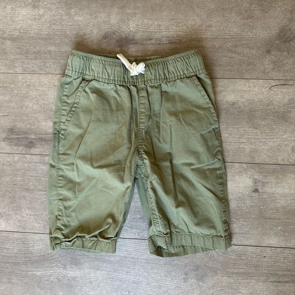 Place Boys Green Pull On Jogger Shorts vguc size 6 - Picture 1 of 7
